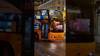 THE YELLOW TOURBUS IN LISBON PORTUGAL SHORT shorts viralvideos subscribe short satisfying [upl. by Lenaj]