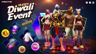 DIWALI EVENT 2024 🥳🤯  FREE FIRE NEW EVENT  FF NEW EVENT  UPCOMING EVENTS IN FREE FIRE OB46 [upl. by Alleris]