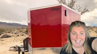 Insulating My 5x8 Cargo Trailer with cost breakdown [upl. by Ferwerda434]