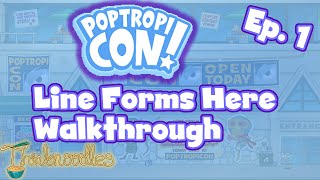 ★ Poptropica Poptropicon Ep 1  Line Forms Here  Walkthrough ★ [upl. by Athal]