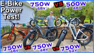 750W EBike Head to Head ShowdownWhich Electric Bike has the most Power  Lectric 20 [upl. by Eessej609]