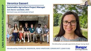 2023 Sustainability Fellowship Veronica Gassert NH Community Loan Fund [upl. by Euqinimod465]