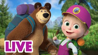 🔴 LIVE STREAM 🎬 Masha and the Bear 🗺️ Time to explore 🔍👀 [upl. by Dlonra]