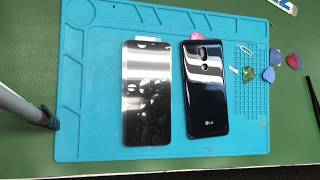 LG G7 ThinQ screen replacement how to do it very fast and easy [upl. by Pickens721]