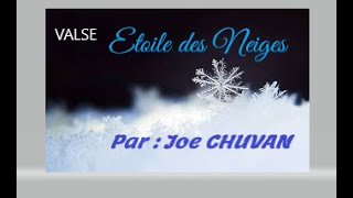 KARAOKE quotETOILE DES NEIGESquot SANS GUIDE par Joe CHUVAN [upl. by Olnton]