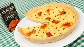 Quiche de Mejillones  Receta Fácil [upl. by Ecirtemed]