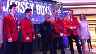 Jersey Boys amp Frankie Valli Atlantic City performance amp press conference 2819 [upl. by Hait]