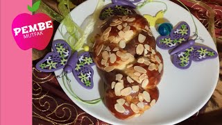 Kakaolu Üzümlü PASKALYA CÖREĞI TARIFI Hefezopf Rezept [upl. by Anirtek256]