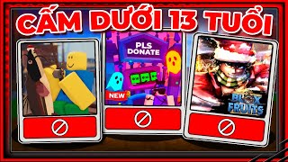 Bản Tin Roblox  Acc Dưới 13 Tuổi Chính Thức Bị Cấm Những Game Này [upl. by Lavina]