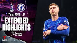 Tottenham vs Chelsea  Highlights Premier League  Jornada 15  Telemundo Deportes [upl. by Ellimak]