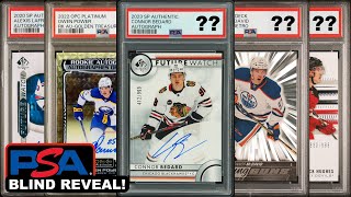 PSA BLIND REVEAL of MY BIGGEST HOCKEY CARD PULLS  Connor Bedard Future Watch Auto [upl. by Nelly]