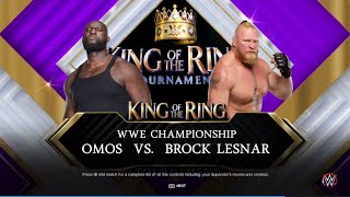 BROCK LESNAR VS GIANT OMOS BRUTAL FIGHT [upl. by Eirruc]