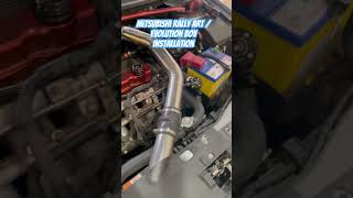 DIY blow off valve installation lancer evolution Lancer Ralliart BOV installation and test [upl. by Magnien]