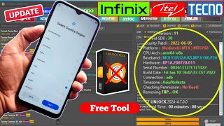 Tecno  Infinix All SPD CPU Frp Bypass With Free Tool  One Click  Android 13 14  Without Apps [upl. by Iviv859]