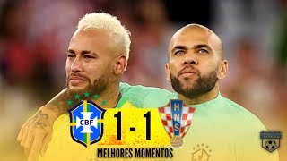 Brasil x Croácia  Melhores momentos  HD  Copa 2022 [upl. by Dolora]