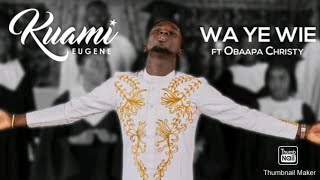 Kuami Eugene ft Obaapa Christy  Wa ye wie lyrics [upl. by Neellek]