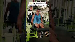 💪🦵 Save your knees and grow bigger quads with these tips FitTip [upl. by Anitroc]