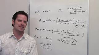 One More Percent Mass Example Problem Chapter 13 – Part 7 [upl. by Eseela]