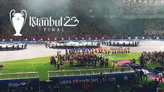 Champions League Anthem Final Istanbul 2023 I Manchester City vs Inter I Cityzens Coreo Curva Nord [upl. by Sergo]