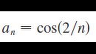 an  cos2n Determine whether the sequence converges or diverges [upl. by Cohlier]