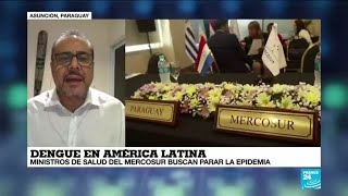 Luis Roberto Escoto quotEl dengue representa una verdadera amenaza para la región del Mercosurquot [upl. by Maurits]