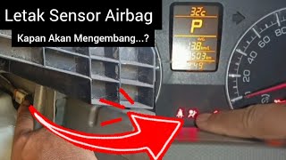 Letak Sensor Airbag dan Benturan seperti apa yg membuat Airbag bisa mengembang ll Suzuki Ertiga [upl. by Eberly]