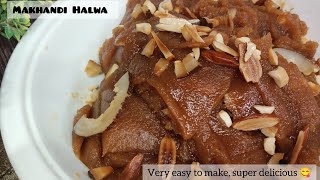 MAKHANDI HALWA ll माखंडी हलवा ll by A View from Zainubs kitchen [upl. by Edlitam526]