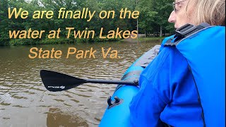 We are finally on the water at Twin Lakes State Park Va [upl. by Audsley]