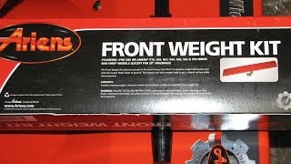 How to install an ARIENS snowblower Front Weight Kit [upl. by Pete]