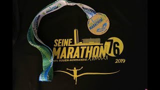 Marathon de Rouen 2019 Seine Marathon 76 [upl. by Koetke]