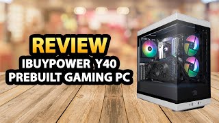 iBuyPower Y40 Prebuilt Gaming PC Computer Y40WI7N46T01 ✅ Review [upl. by Nhaj]