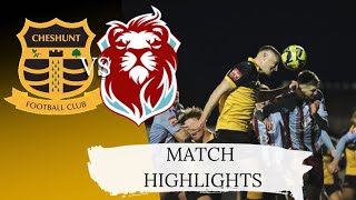 Match Highlights Cheshunt VS Hastings United 23 [upl. by Ole]