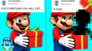 Mario opens Christmas Presents sent by YOU [upl. by Aural]