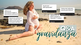 Parto naturale o cesareo PMA gravidanza vegana epidurale incinta con due bimbi piccoli  QampA [upl. by Giavani]