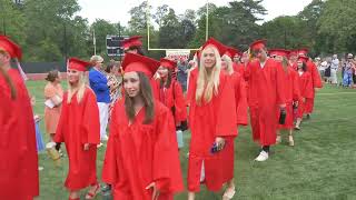 Wellesley High School 2023 Commencement Part 1 [upl. by Curnin673]