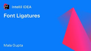 IntelliJ IDEA Font Ligatures [upl. by Veneaux]