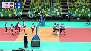 KENYA VS TUNISIA  CAVB WOMENS AFRICA NATIONS CHAMPIONSHIP KIGALI 15092021 [upl. by Harrison]