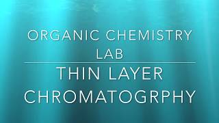 Thin Layer Chromatography Lab Video [upl. by Harriette]