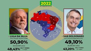 Todas as eleições presidenciais no Brasil 18912022 [upl. by Llerrah128]