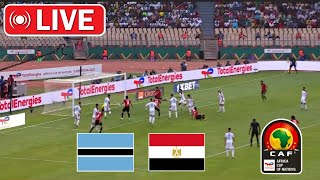 بث مباشر  مباراة مصر وبوتسوانا اليوم تصفيات كأس أمم أفريقيا  لعبة بيس 21 [upl. by Atinaujnas]