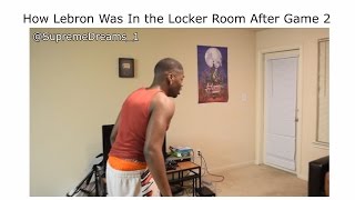 NBA FINALS LebronCurry LOCKER ROOM VIDEOS Full Version ORIGINAL CREATOR SupremeDreams1 [upl. by Oloap158]