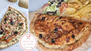 🇮🇹🤌 VOILÀ COMMENT JE RÉALISE UNE PIZZA SOUFFLÉ CALZONE UNE RECETTE SIMPLE 😋 [upl. by Stroud]