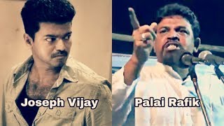 Muslim Leader Palai Rafik Aggressively Insulted Actor Vijay [upl. by Aime]