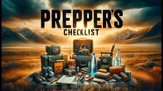 The Preppers Checklist Item by Item prepping [upl. by Damalis]