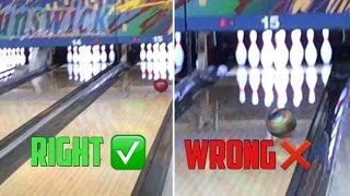 How to curve a bowling ball the RIGHT way [upl. by Neva]