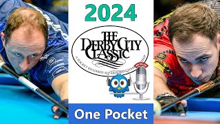 Shane Van Boening vs Joshua Filler  One Pocket  2024 Derby City Classic rd 13 [upl. by Oicafinob]