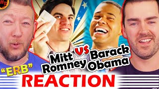 Barack Obama vs Mitt Romney REACTION Epic Rap Battles Of History  ERB [upl. by Lertsek]