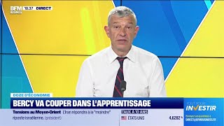 Doze d’économie  Bercy va couper dans lapprentissage [upl. by Gnal]