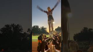 Padua Franciscan High School Cheerleading Basket Tosses [upl. by Idonah]