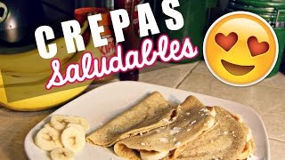 CREPAS SALUDABLES DE AVENA 😍Priscila [upl. by Leirud]